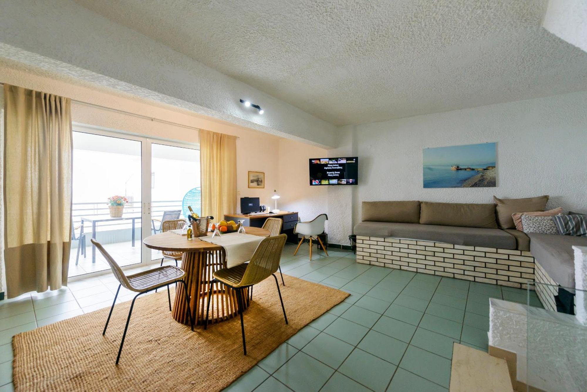 Апартаменты Agali 1 Mesonet In Front Of The Sea Акрогиали Экстерьер фото