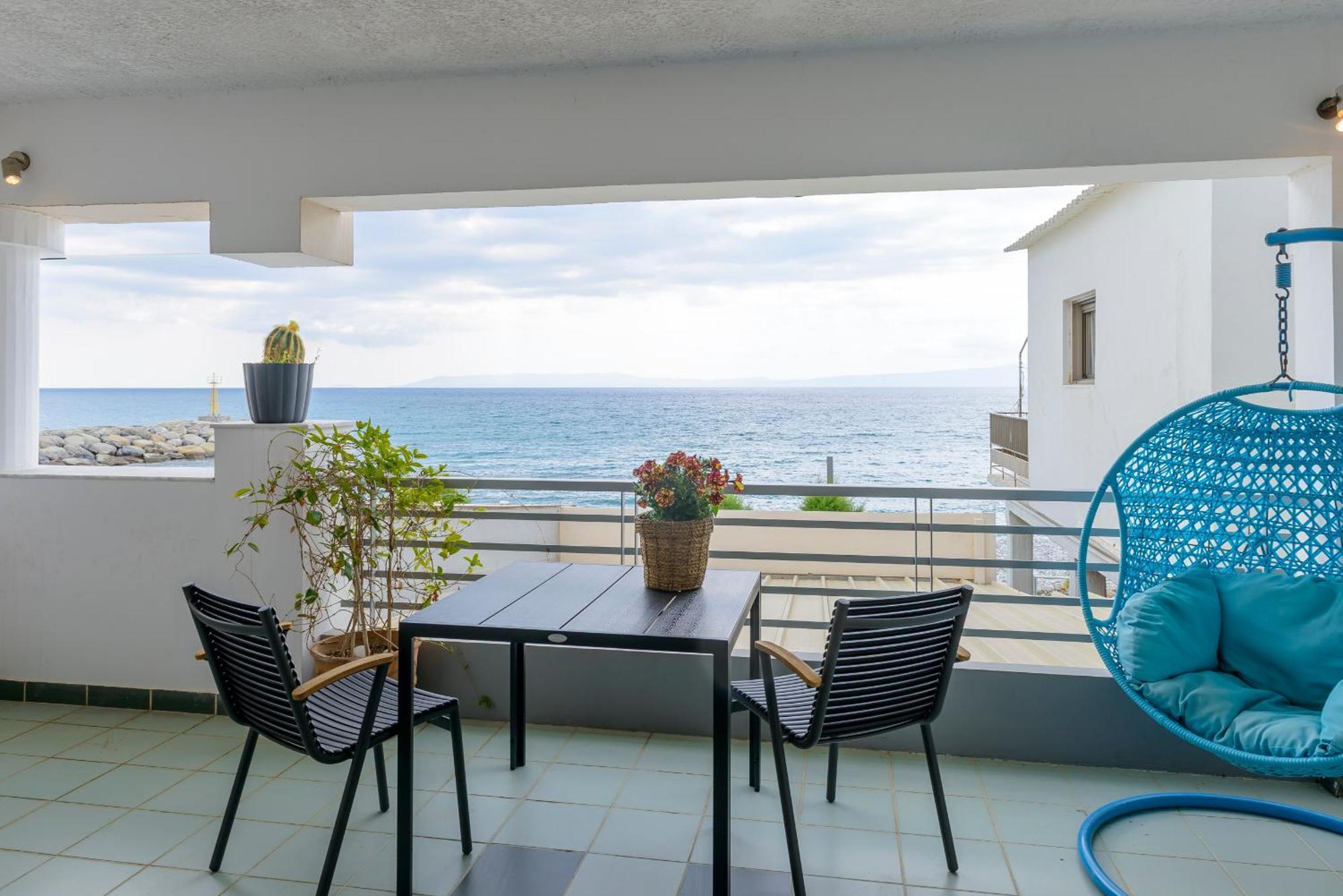 Апартаменты Agali 1 Mesonet In Front Of The Sea Акрогиали Экстерьер фото